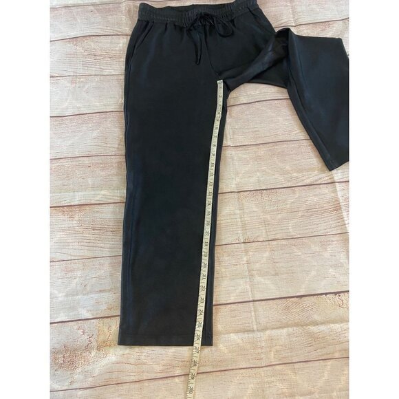 Maison D'Ameli Women's Straight Leg Faux Leather Joggers - Small - Picture 4 of 11